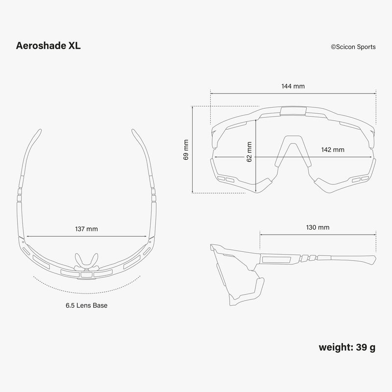 Scicon Aeroshade XL Occhiali Ciclismo Giallo Fluo/Blu 2025
