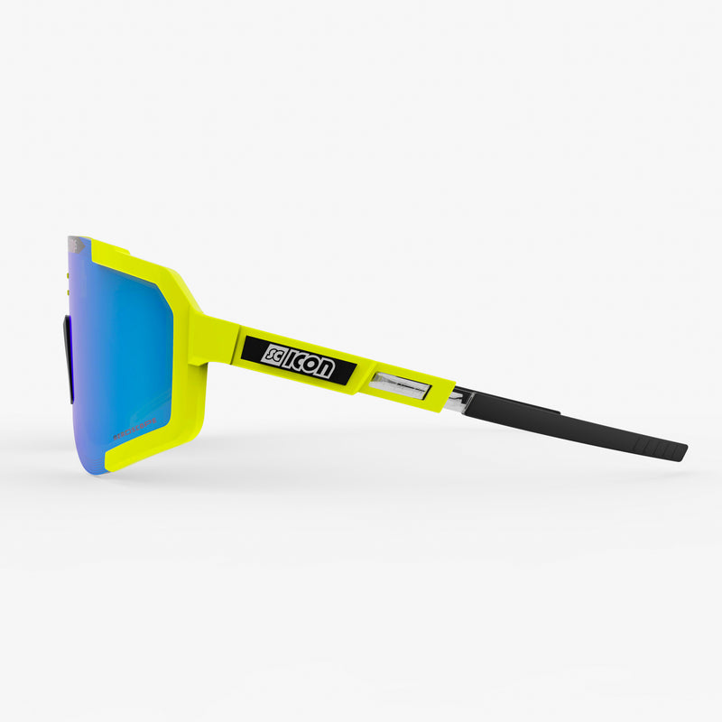 Scicon Occhiali Sportivi Aeroscope Giallo Fluo/Blu Qualità