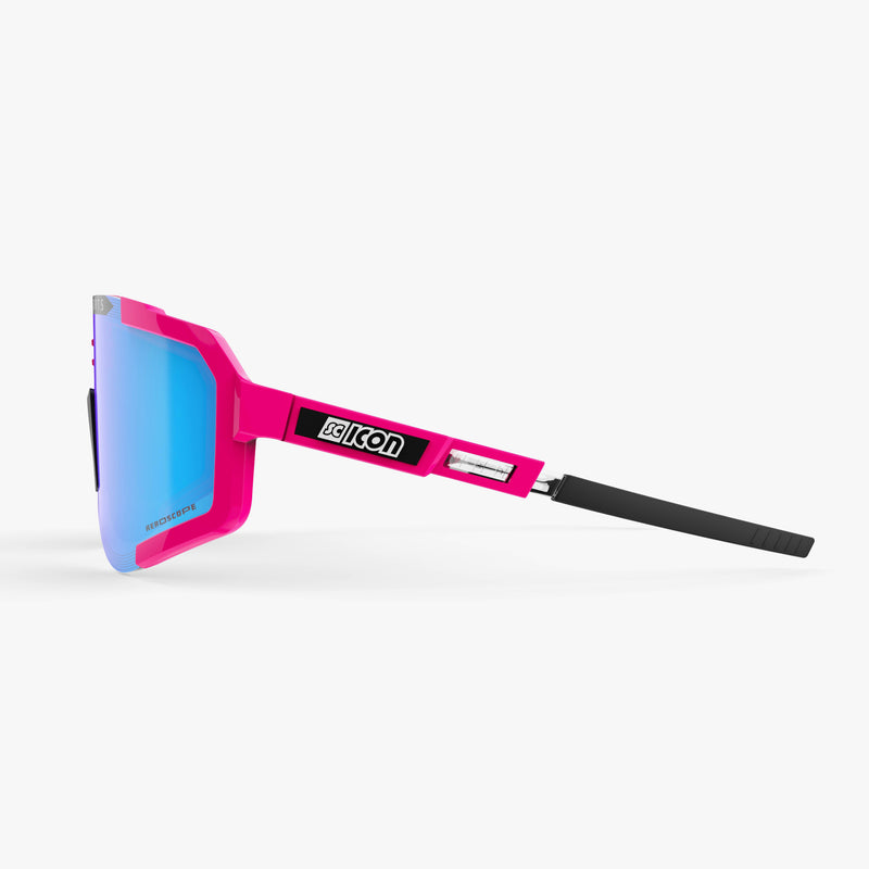 Scicon Occhiali Sportivi Aeroscope Rosa Fluo/Blu Spedizione Gratuita