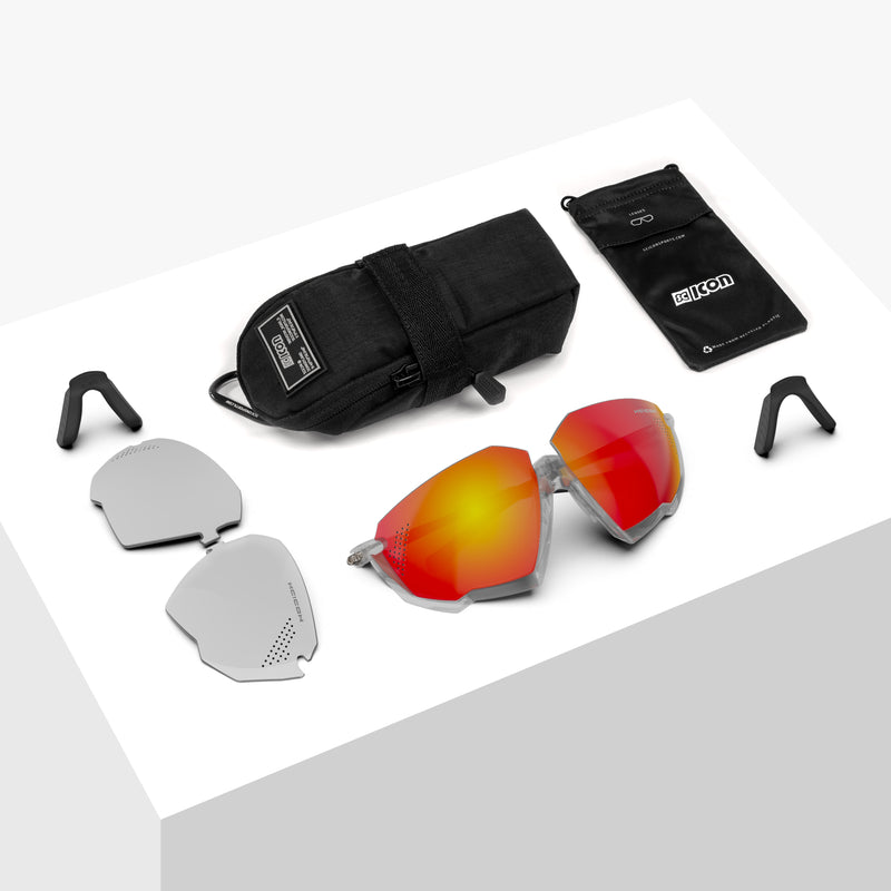 Scicon Aerojet Occhiali Ciclismo Cristallo/Rosso Fino Al -60%