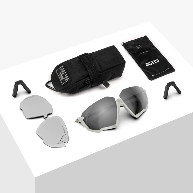 Scicon Aerojet Occhiali Ciclismo Bianco/Argento Prezzo Ridotto