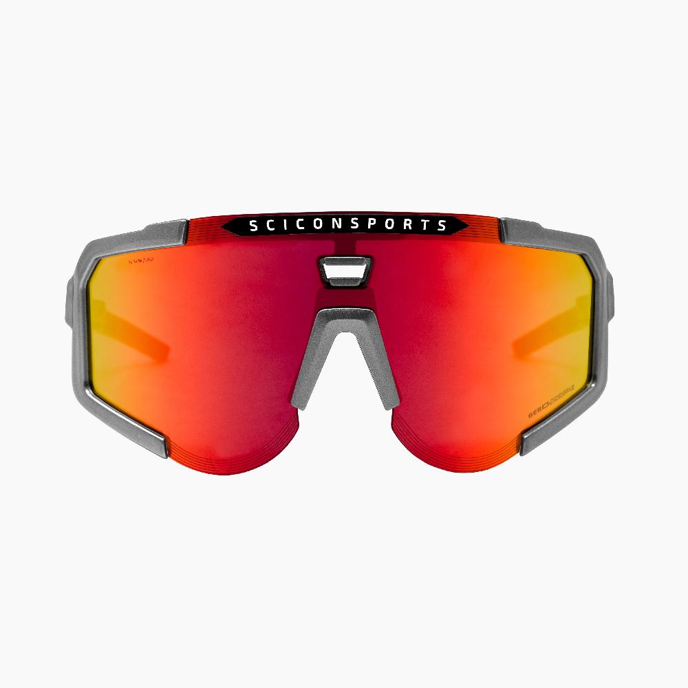 Scicon Occhiali Sportivi Aeroscope Antracite/Rosso Affare Del Giorno