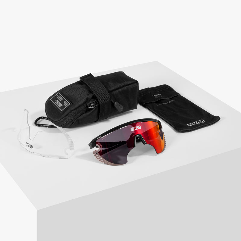Scicon Occhiali Aerowing Lamon Cristallo/Lente Rossa Specchiata Italia