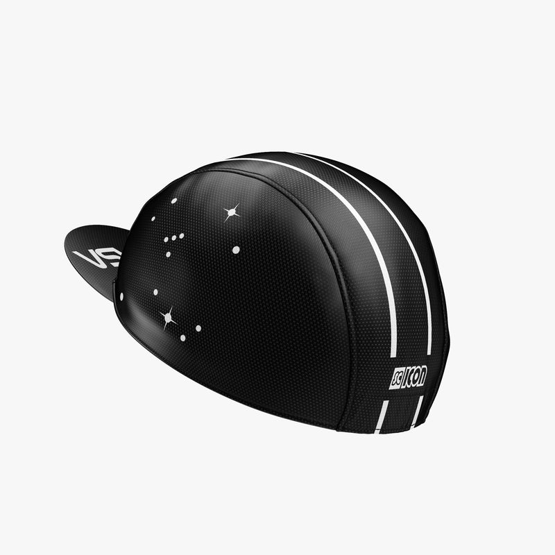 Scicon Cappellino da ciclismo Space Agency 22 Nero Pezzi Unici