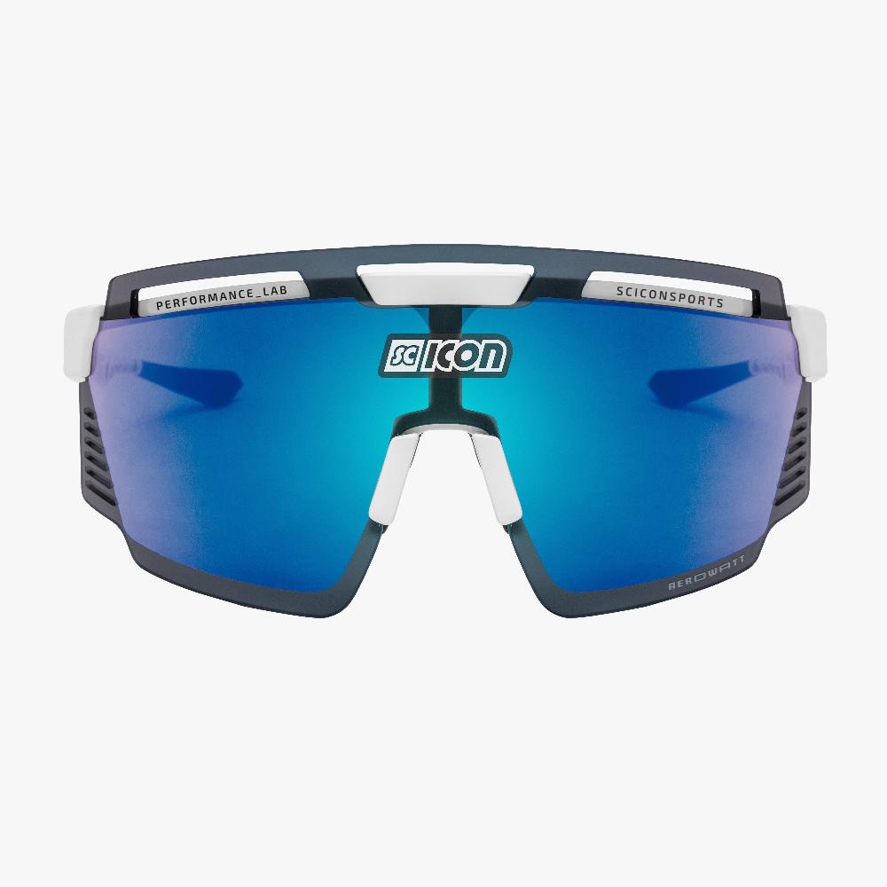 Scicon Aerowatt Occhiali Sportivi Bianco/Blu Fino Al -60%