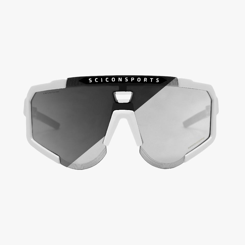 Scicon Occhiali Sportivi Aeroscope Bianco/Argento In Vendita