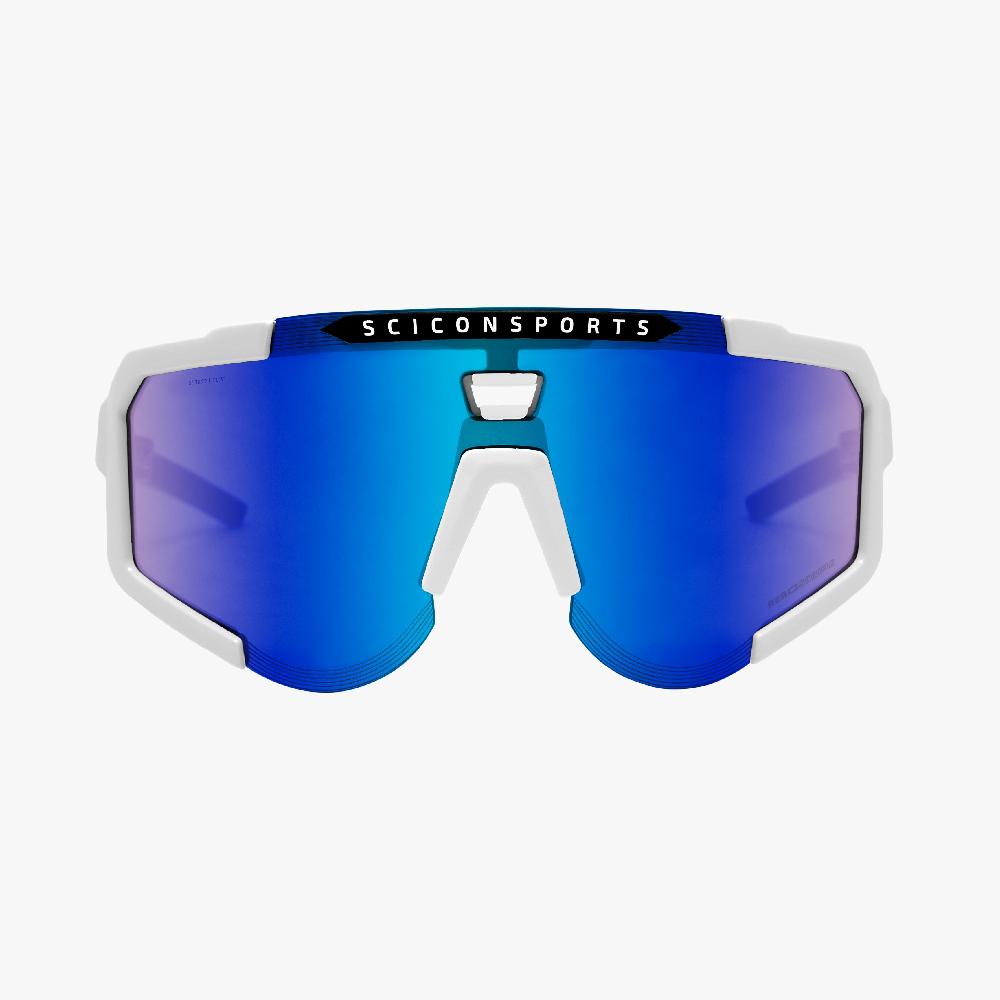 Scicon Occhiali Sportivi Aeroscope Bianco/Blu Hotsell