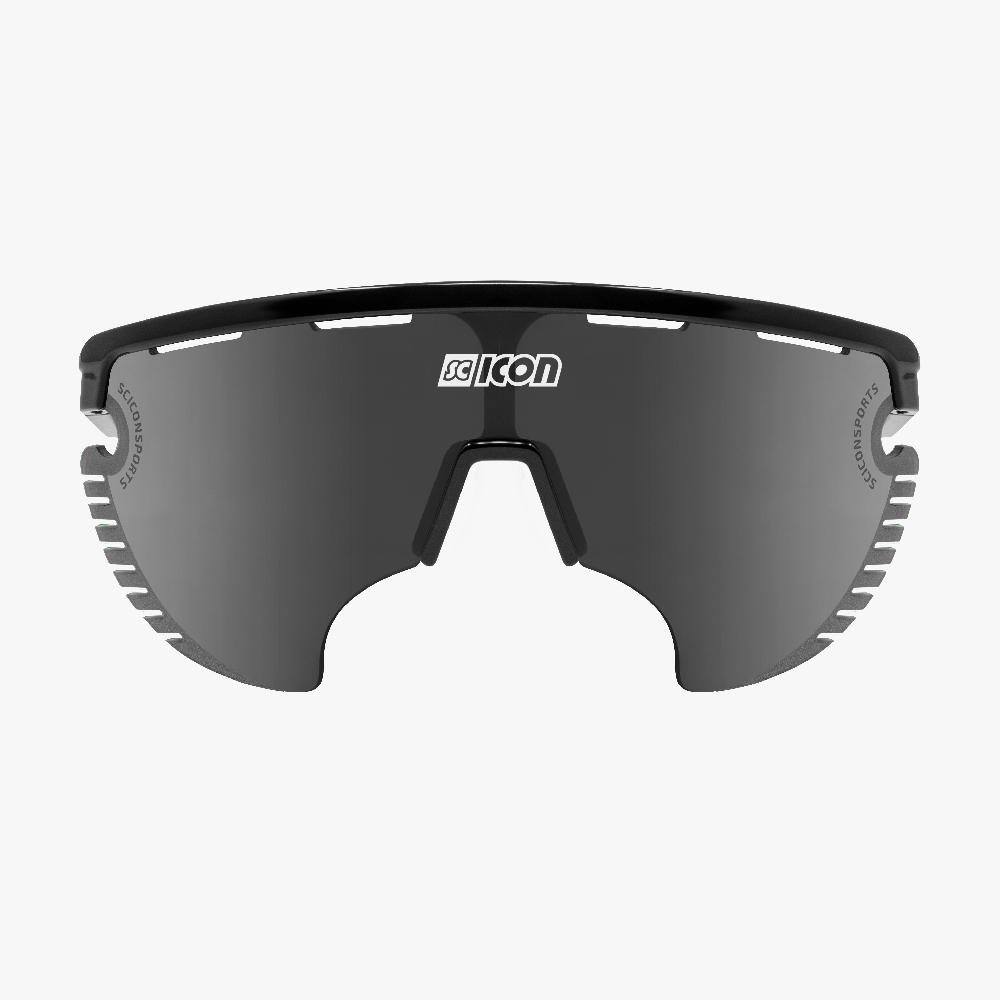Scicon Occhiali Sportivi Aerowing Lamon Nera/Lente Argento Specchiata 2025