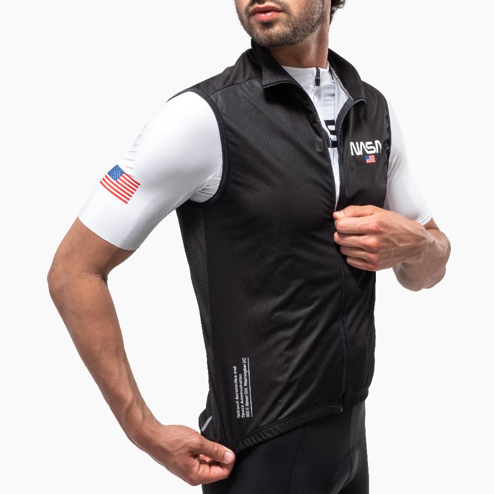 Scicon Gilet Antivento Space Agency22 Nero Prezzo Ridotto