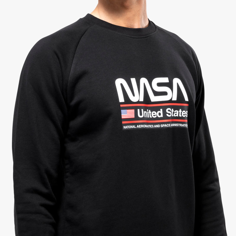 Scicon Felpa Girocollo Space Agency 22 Nera Sconto