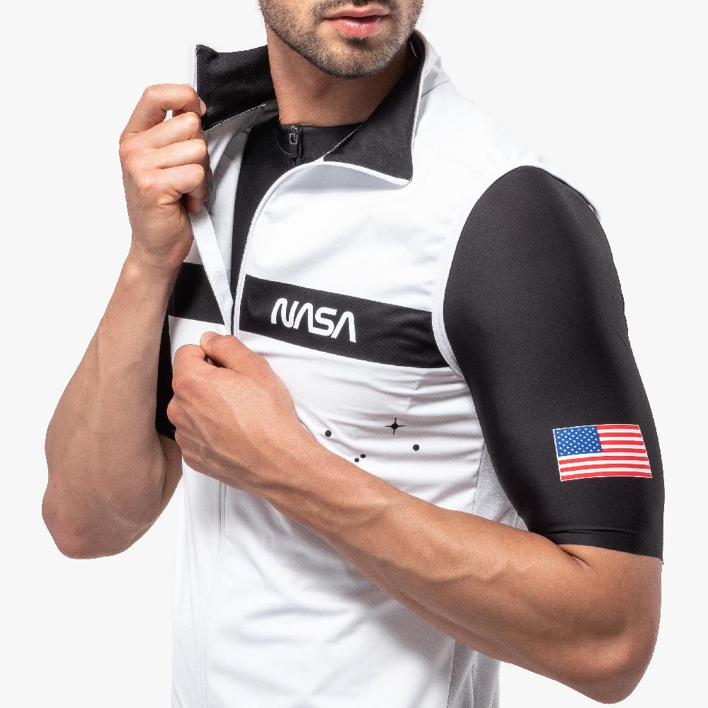 Scicon Gilet Antivento Space Agency21 Bianco Offerta