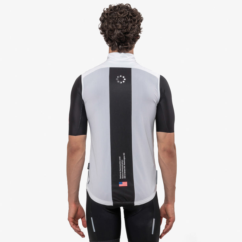Scicon Gilet Antivento Space Agency21 Bianco Offerta