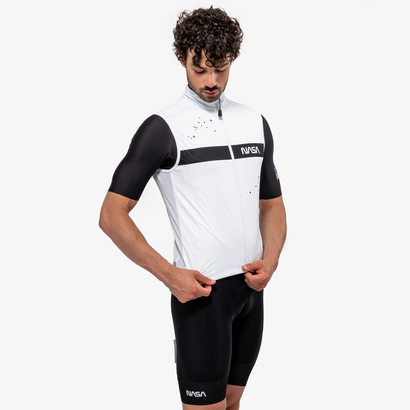 Scicon Gilet Antivento Space Agency21 Bianco Offerta