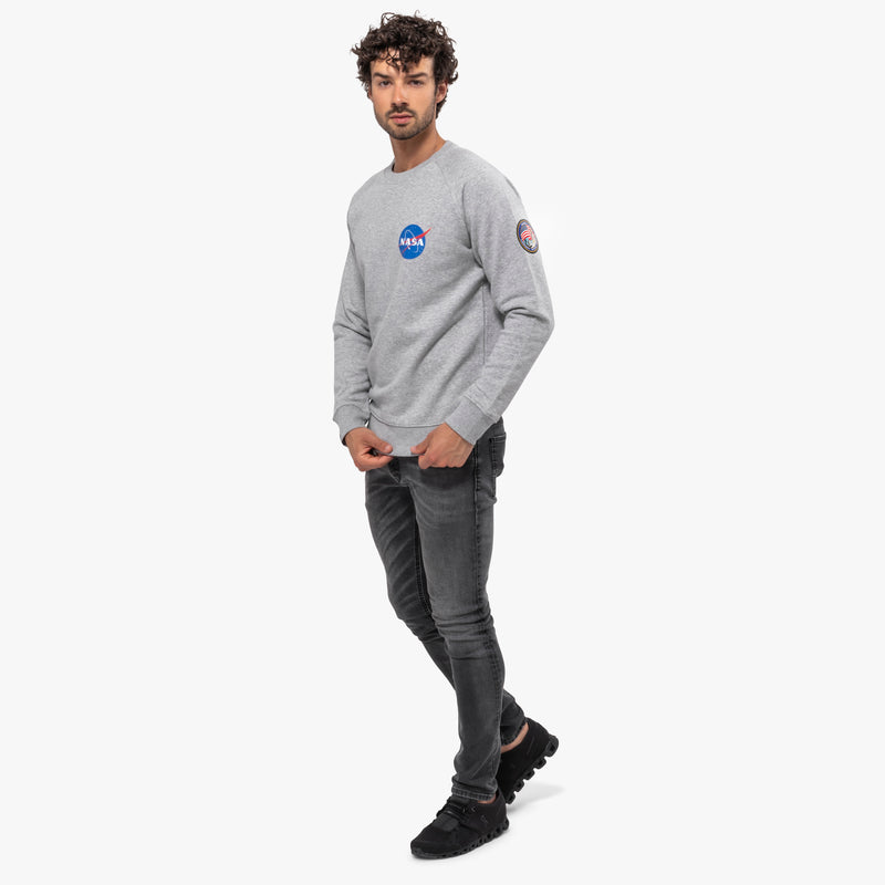 Scicon Felpa Girocollo Space Agency 04 Grigia Offerte