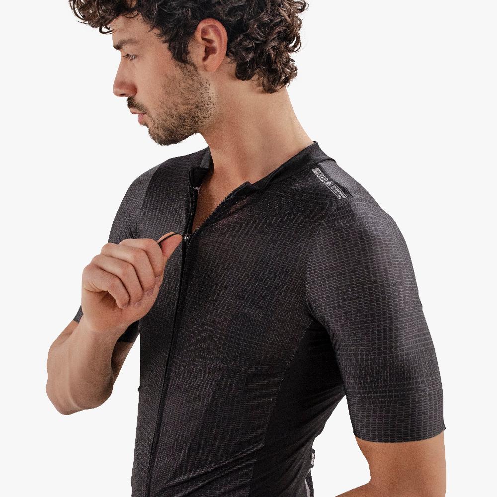 Scicon Maglia Ciclismo 9.5- X-Over Nera Sottocosto