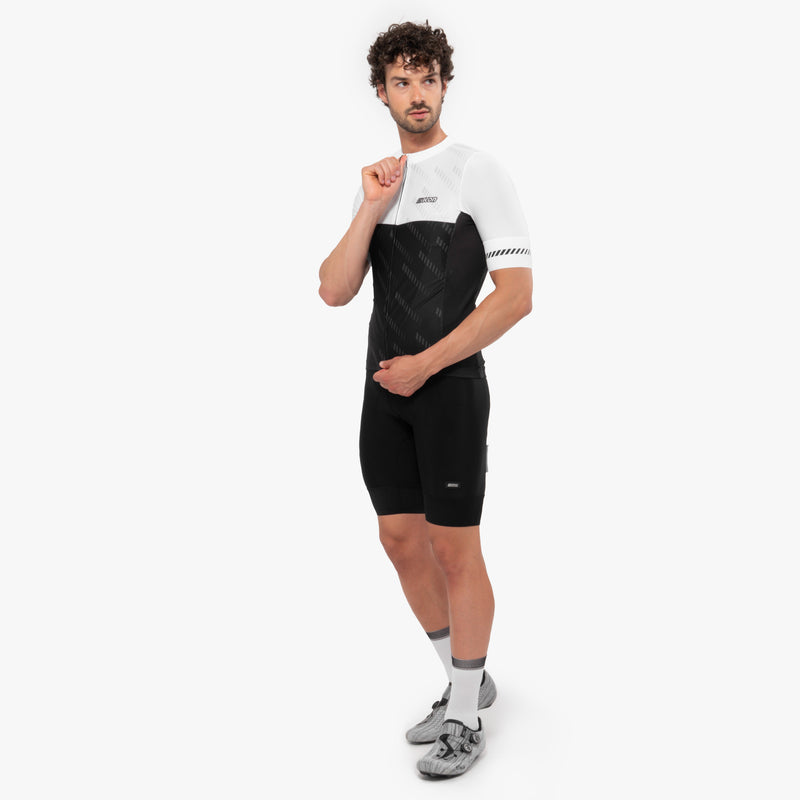 Scicon Maglia Ciclismo X-Over Reflex Nera/Bianca Convenienza