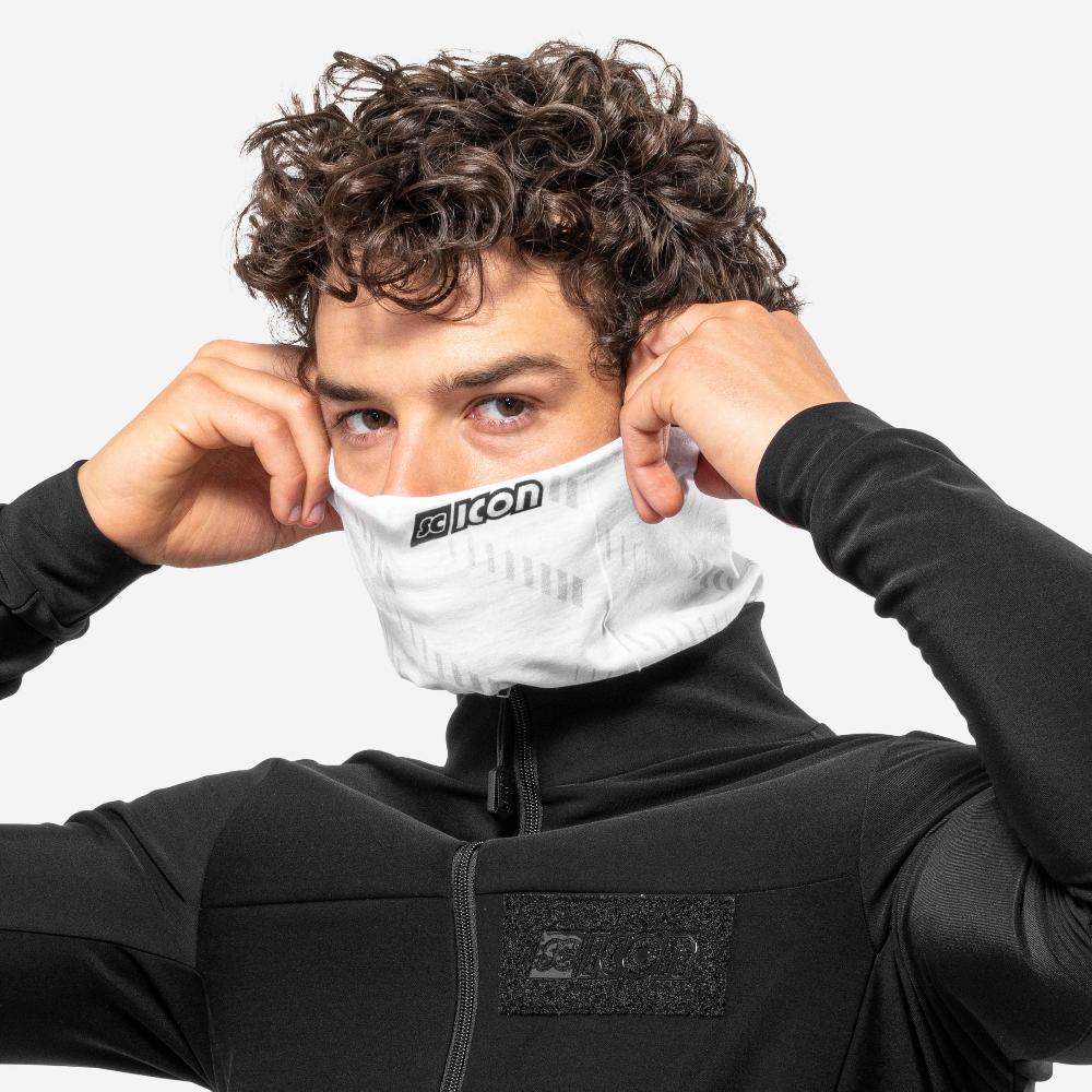 Scicon Scaldacollo Bandana Multiuso Bianco In Vendita