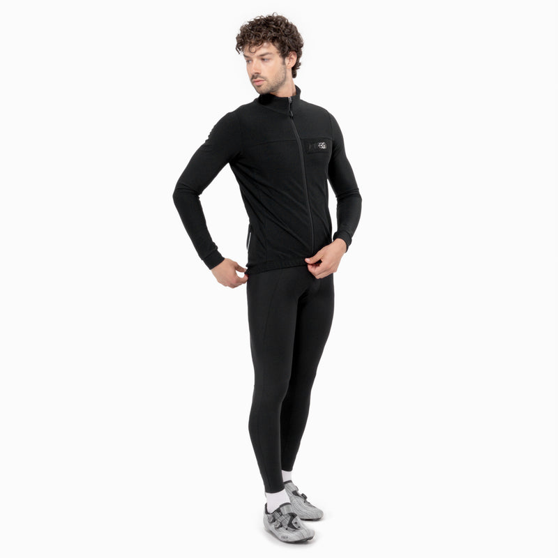 Scicon Maglia Autunnale Maniche Lunghe Nera Vendite Flash