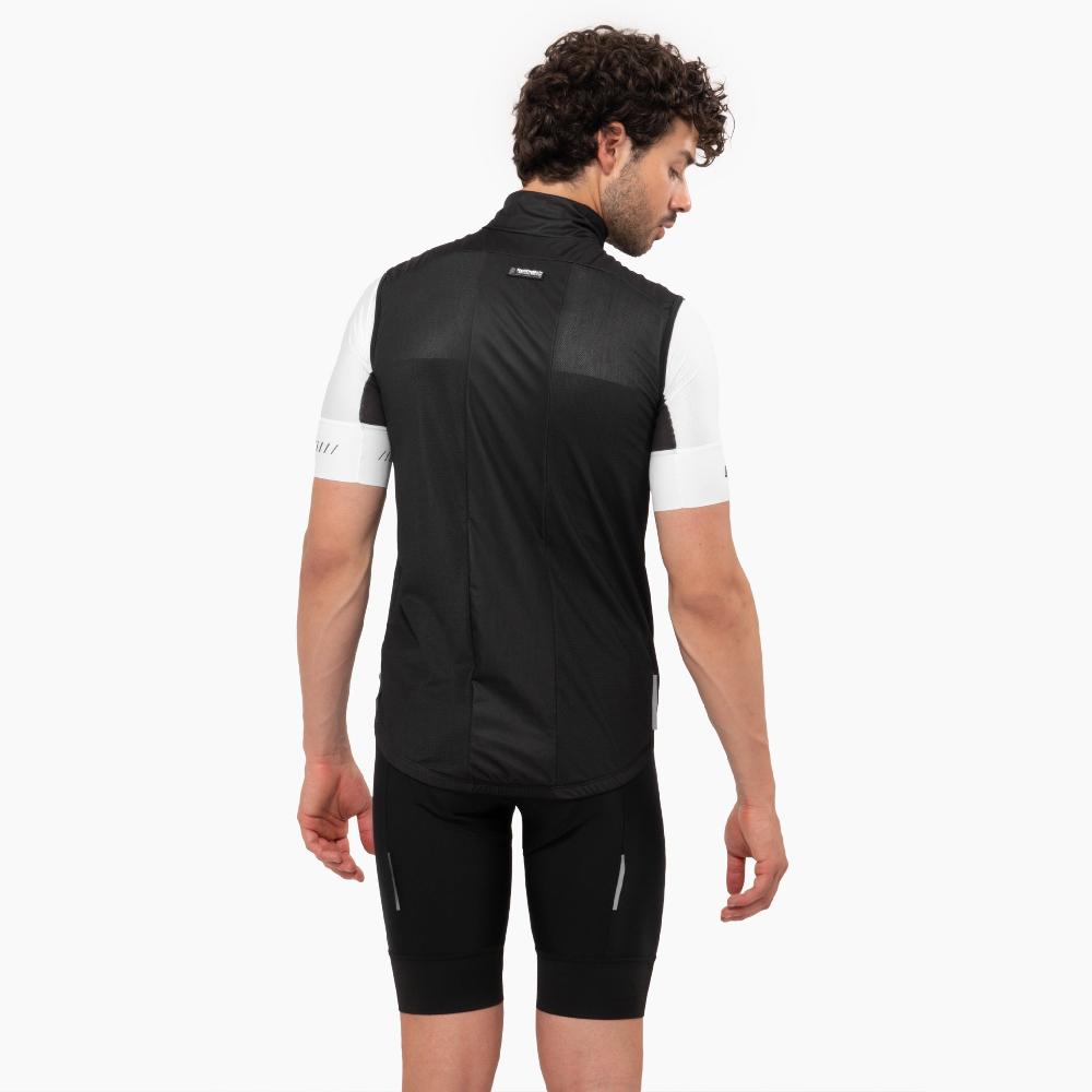 Scicon Gilet Antivento Ciclismo Nero Qualità