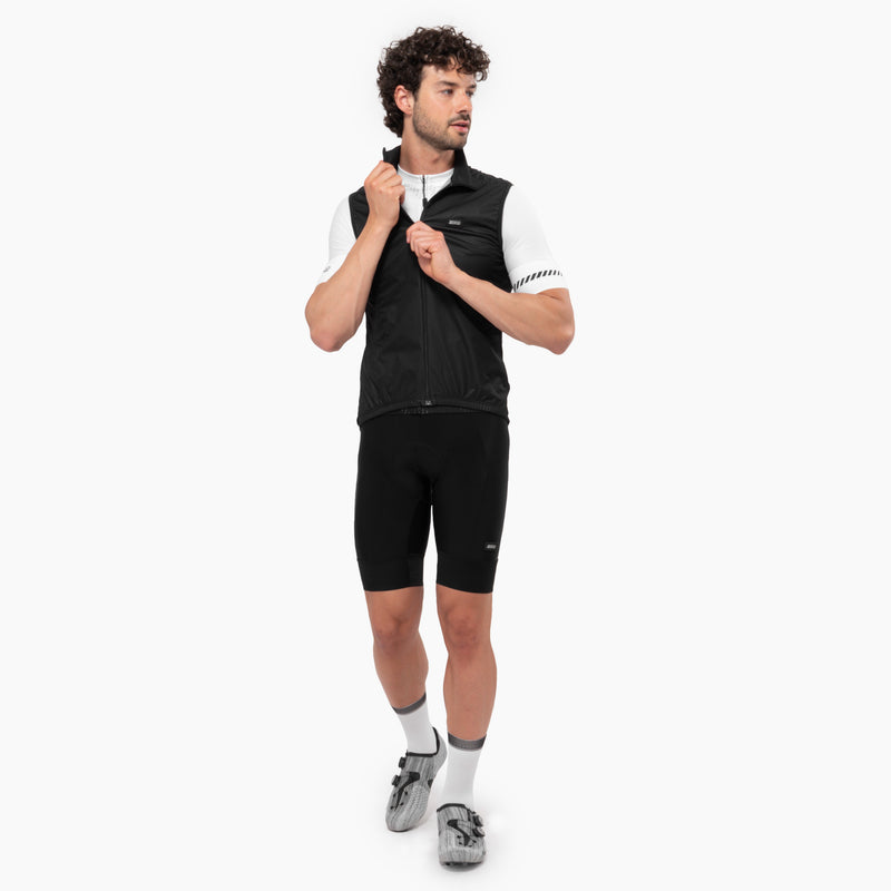 Scicon Gilet Antivento Ciclismo Nero Qualità