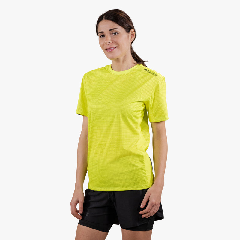 Scicon T-shirt Tecnica X-Over Gialla Fluorescente Vendita