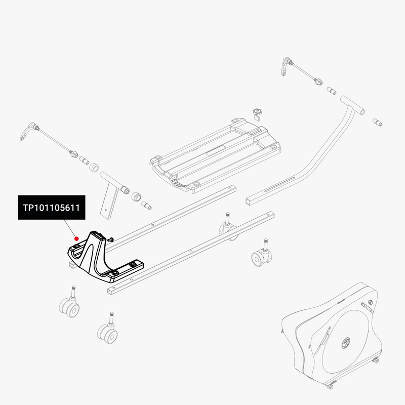 Scicon Base posteriore borsa porta bici Aerocomfort 3.0 Italy