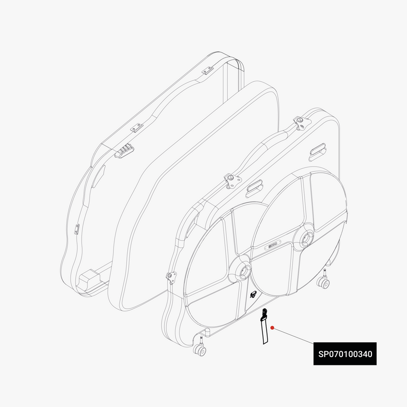 Scicon Cinghia di sollevamento Aerotech Nera Vendita
