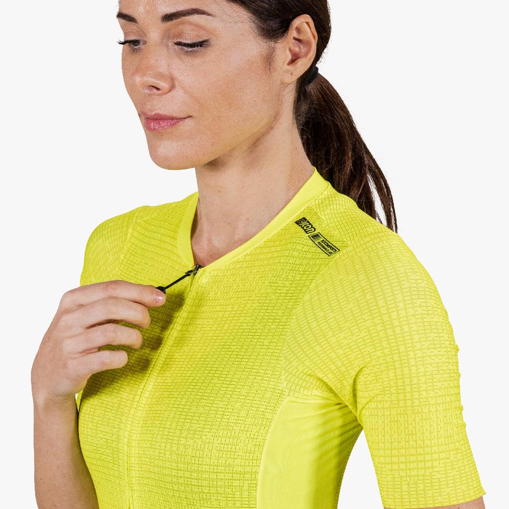 Scicon Maglia Ciclismo Donna 9.5- X-Over Gialla Sconto