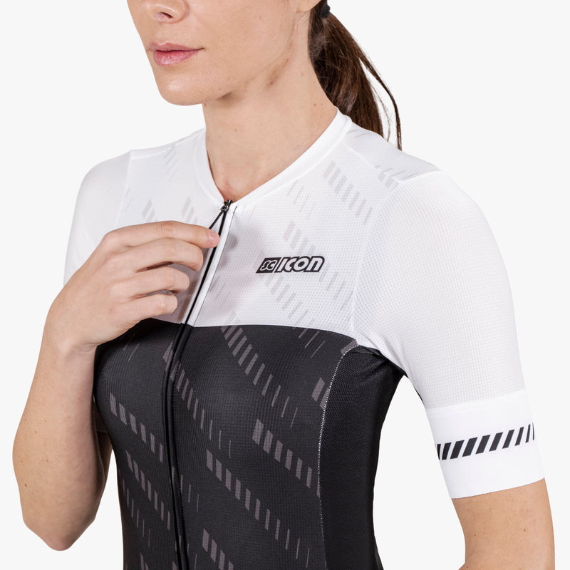 Scicon Maglia Ciclismo Donna X-Over Reflex Nera Offerta