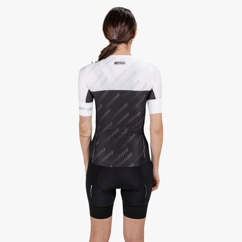 Scicon Maglia Ciclismo Donna X-Over Reflex Nera Offerta