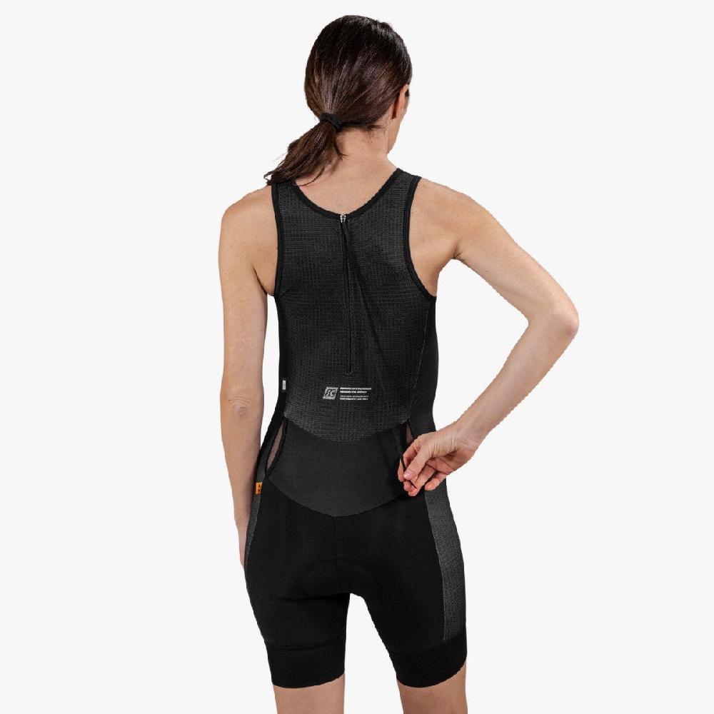 Scicon Body smanicato da Triathlon da donna Nero Economico