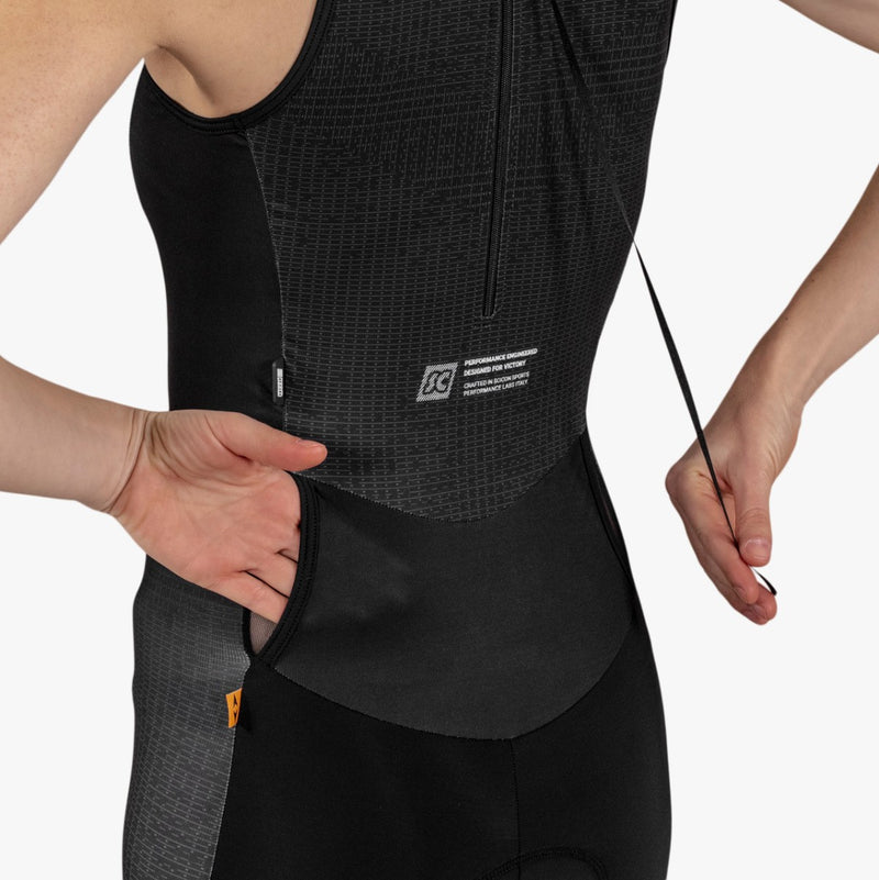 Scicon Body smanicato da Triathlon da donna Nero Economico