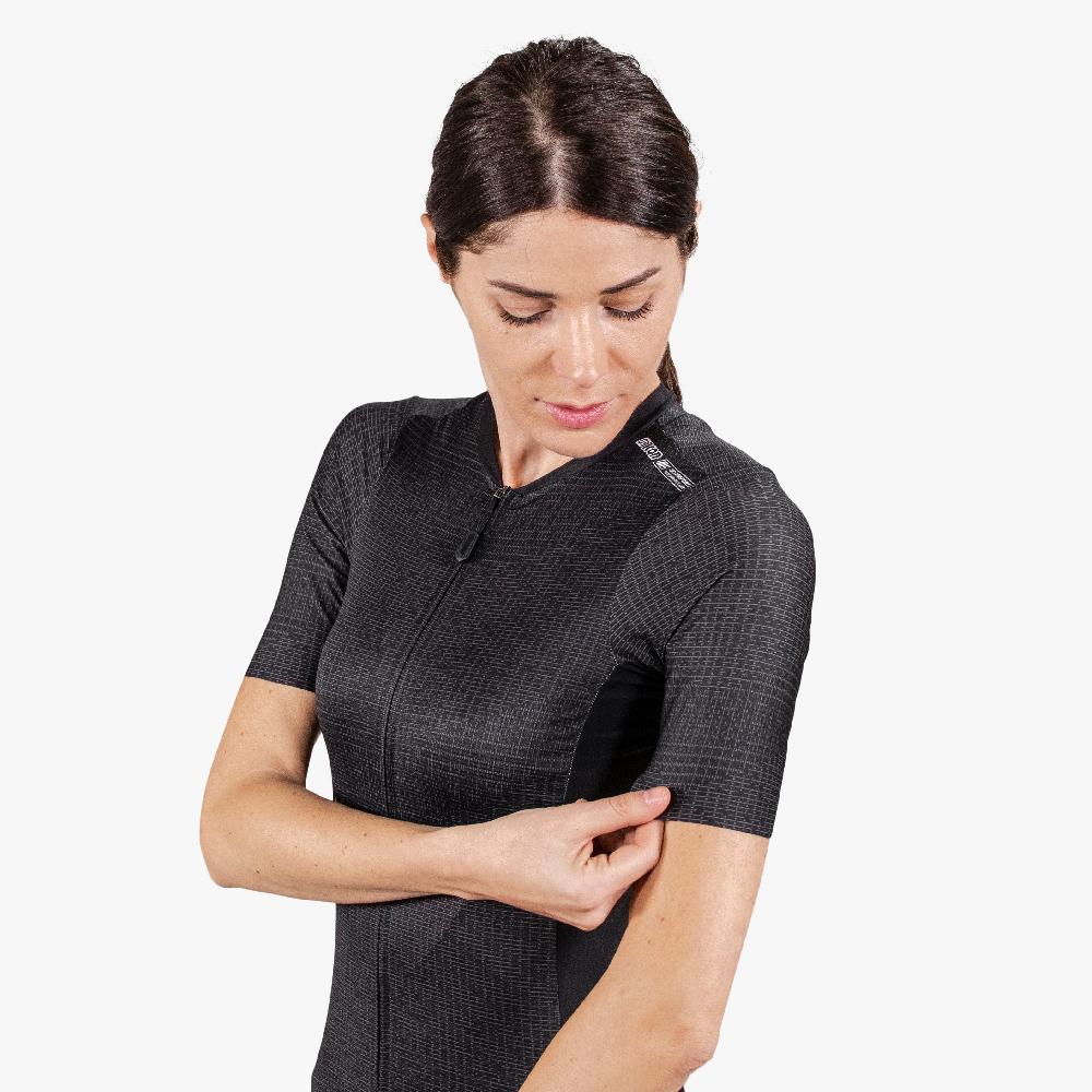 Scicon Maglia Ciclismo Donna 9.5- X-Over Nera Outlet