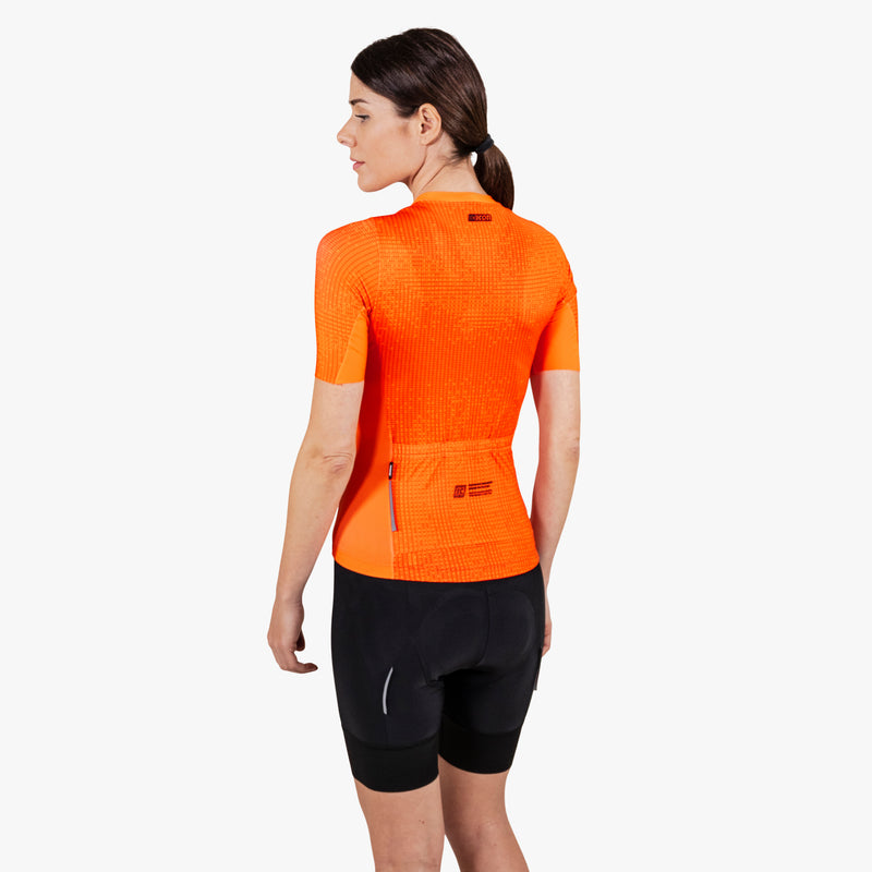 Scicon Maglia Ciclismo Donna 9.5- X-Over Arancione In Vendita