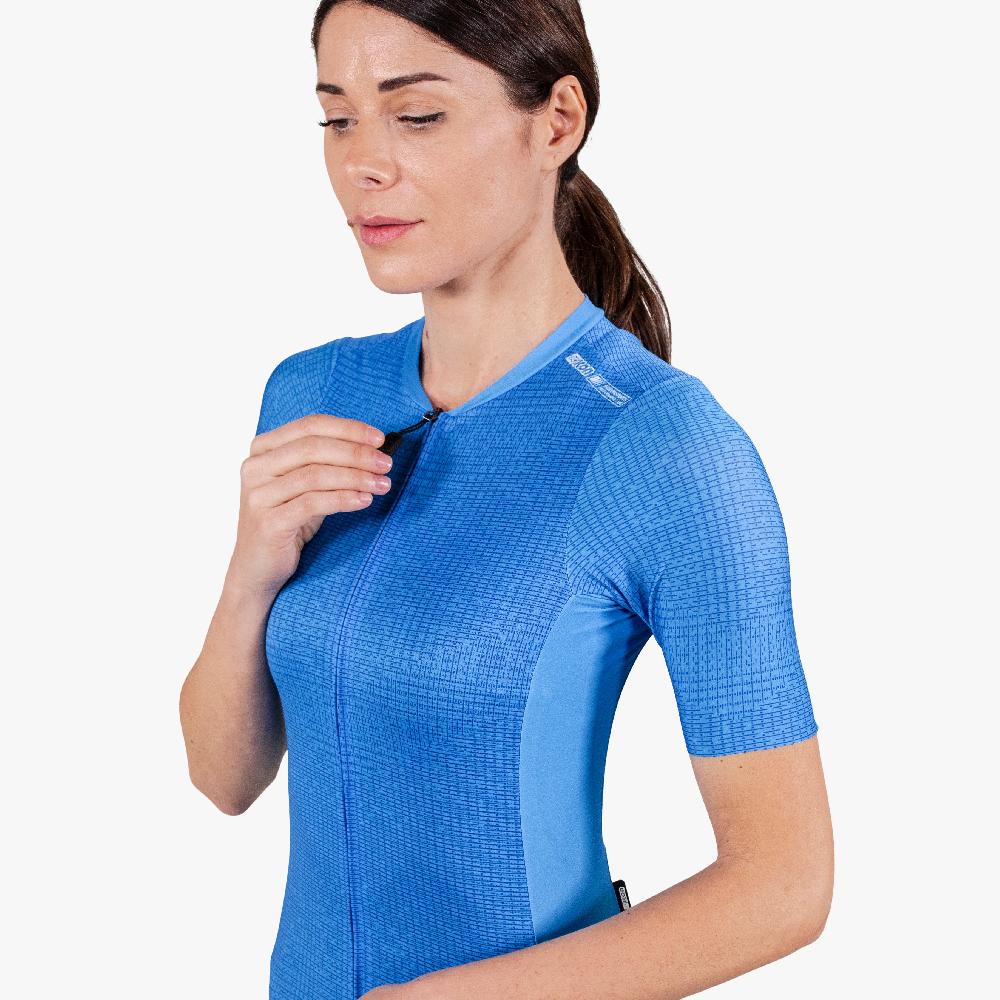 Scicon Maglia Ciclismo Donna 9.5- X-Over Ciano Saldi