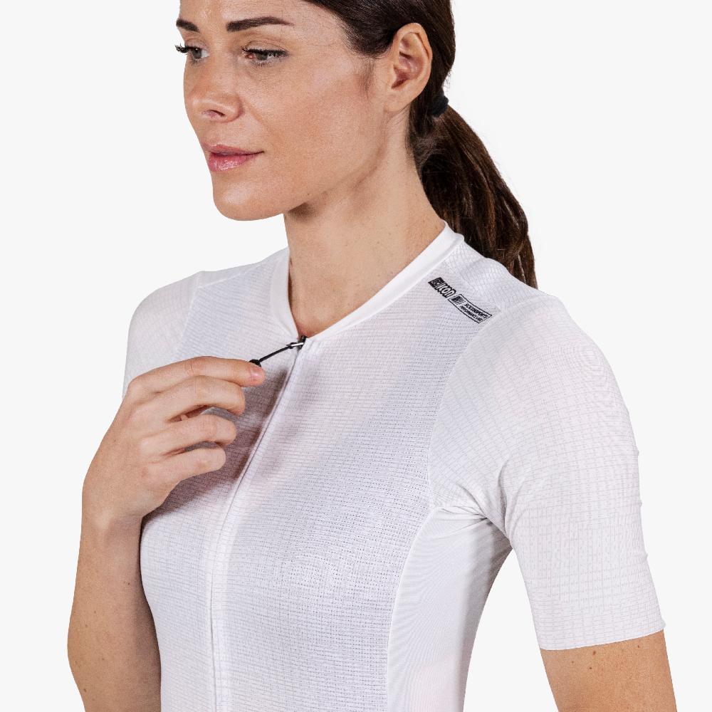 Scicon Maglia Ciclismo Donna 9.5- X-Over Bianca Offerte