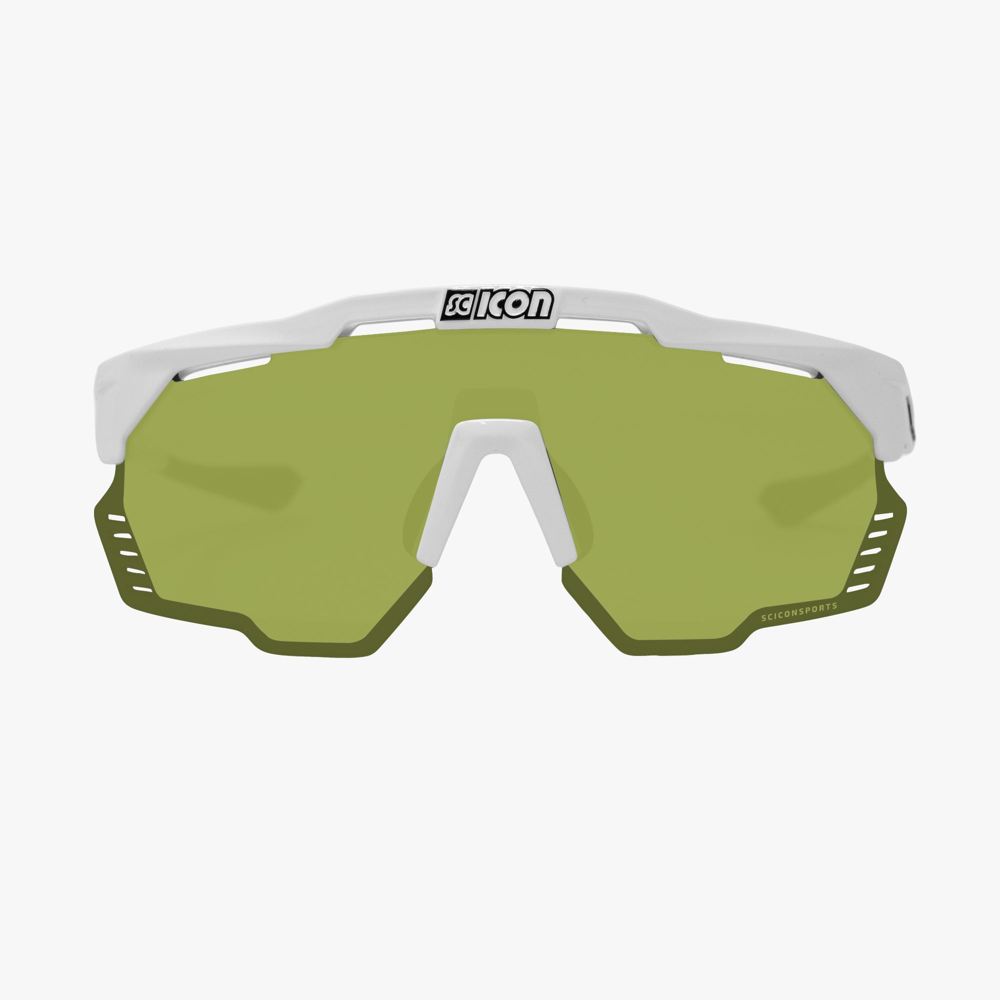 Scicon Occhiali Sportivi Aeroshade Kunken Bianco/Verde Vendita Economica