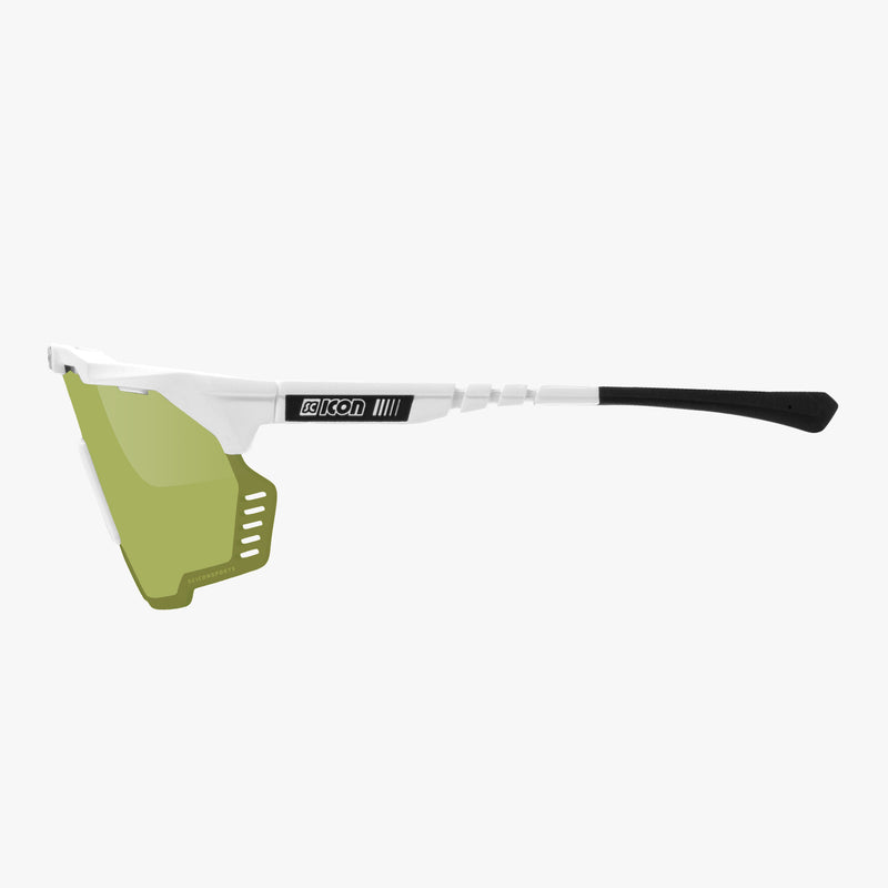 Scicon Occhiali Sportivi Aeroshade Kunken Bianco/Verde Vendita Economica