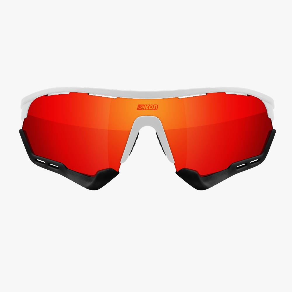 Scicon Aerotech XXL Occhiali Sportivi Bianco/Rosso Economico