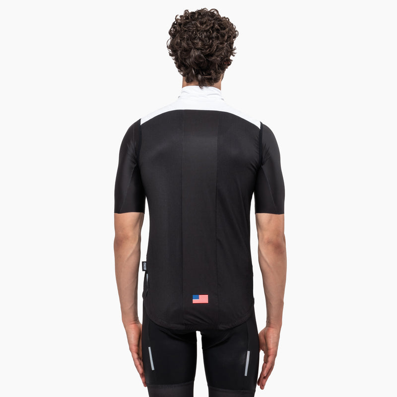 Scicon Gilet Antivento Space Agency10 Nero/Bianco In Vendita