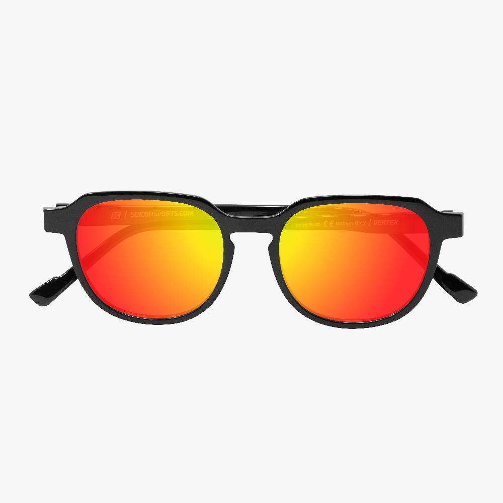 Scicon Occhiali da sole Vertex Neri Lucidi/Lenti Rosse Specchiate Offerte