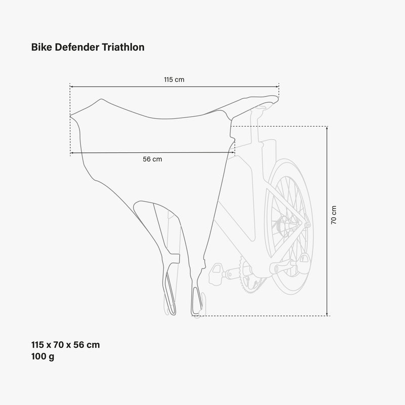 Scicon Copribici Triathlon Tetto Auto Nero Negozio