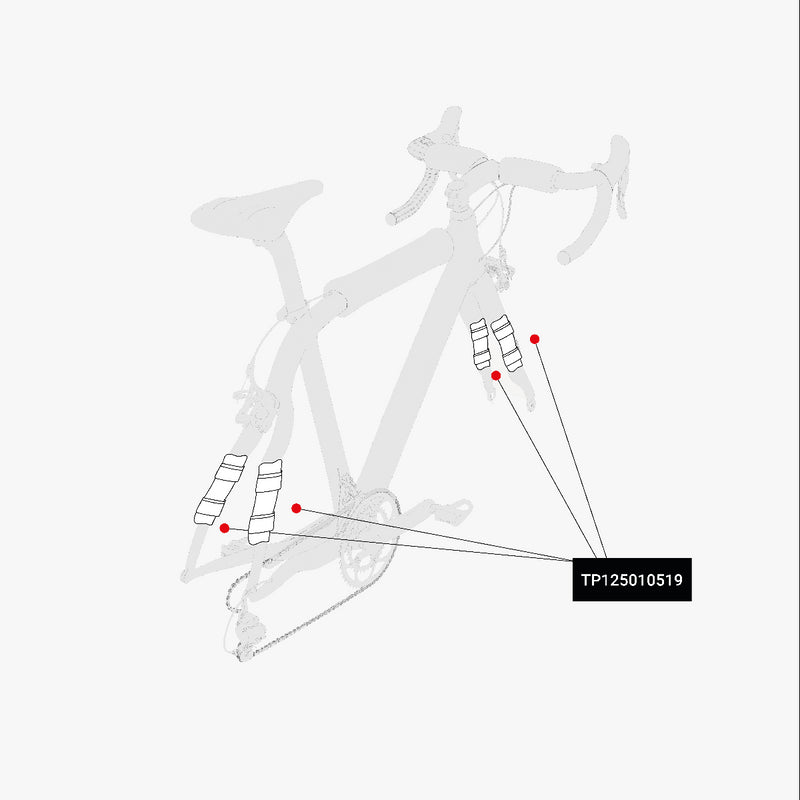Scicon Set Protezione Telaio Bici Nero Promozione