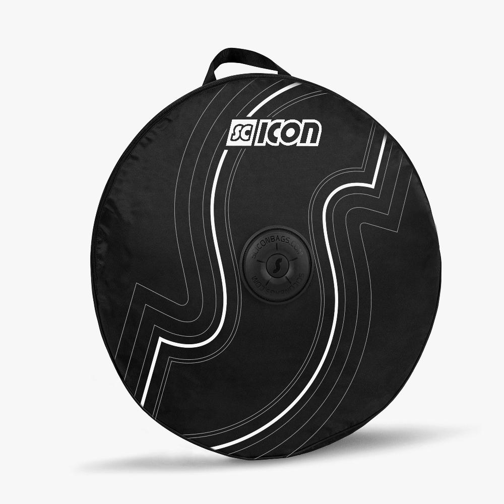 Scicon Borsa imbottita porta ruota singola Nera Presa