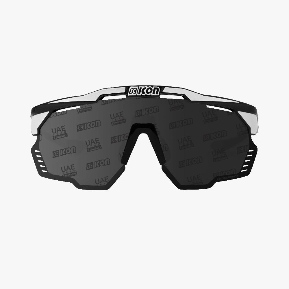 Scicon Occhiali Sportivi Aeroshade Kunken Neri/Lenti Argento Vendite Flash