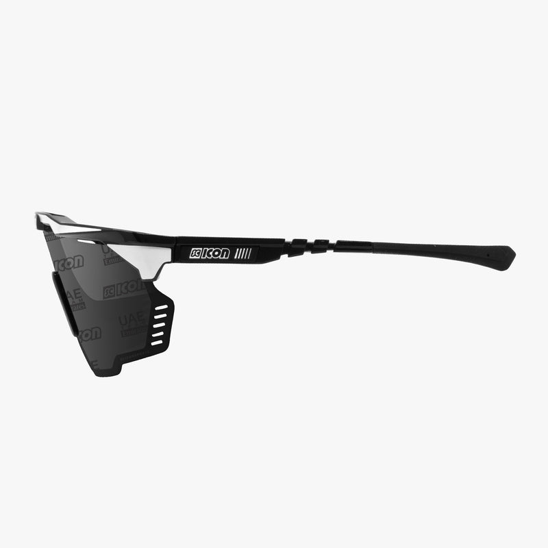 Scicon Occhiali Sportivi Aeroshade Kunken Neri/Lenti Argento Vendite Flash