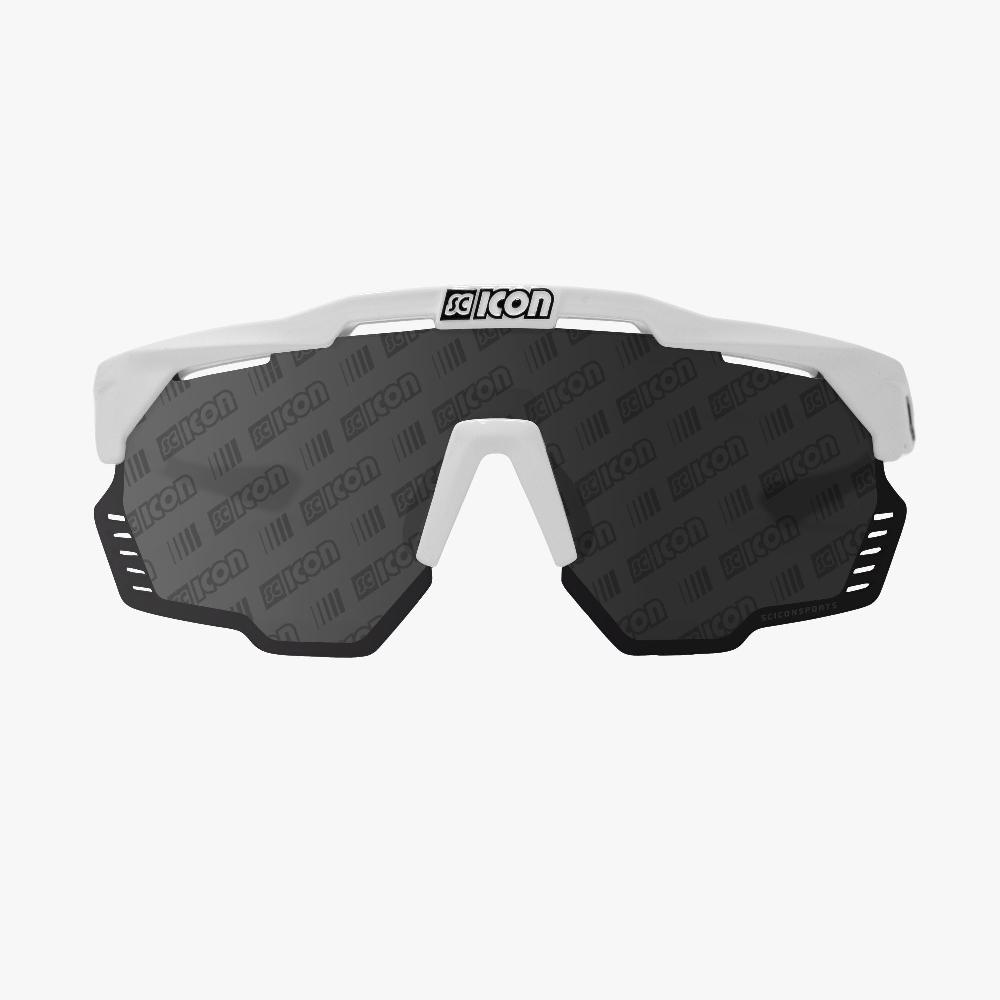 Scicon Occhiali Sportivi Aeroshade Kunken Bianco/Lenti Argento In Saldo