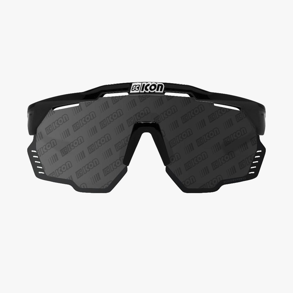 Scicon Occhiali Sportivi Aeroshade Kunken Nero/Lenti Argento Moda