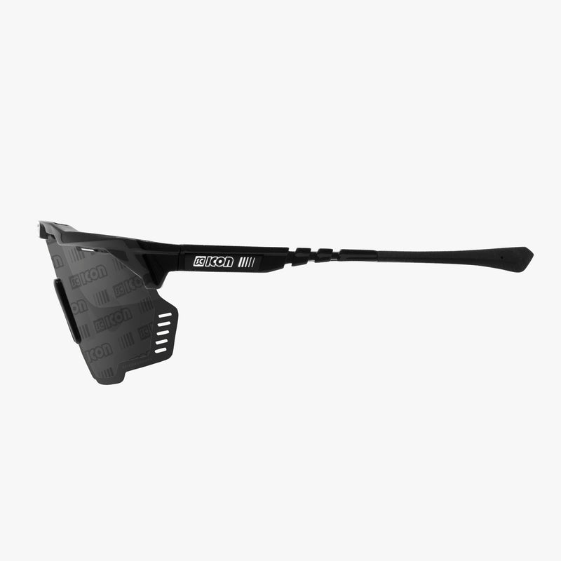 Scicon Occhiali Sportivi Aeroshade Kunken Nero/Lenti Argento Moda