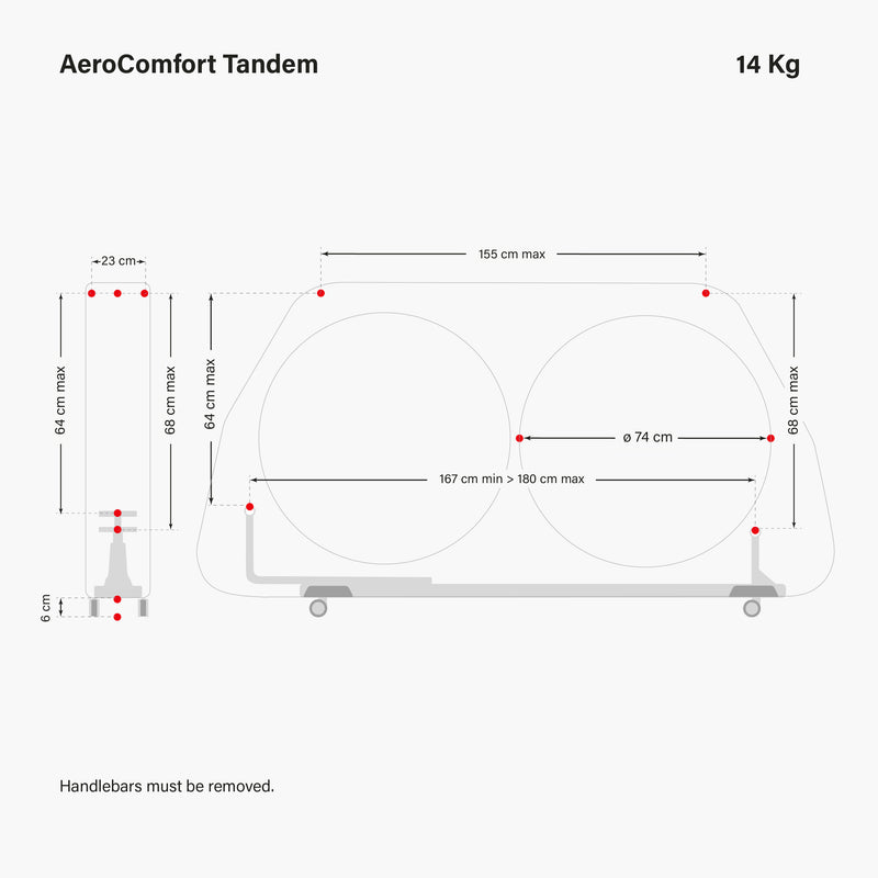 Scicon Borsa porta tandem Aerocomfort Nera Qualità Garantita